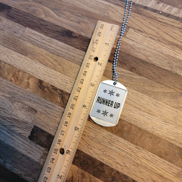 Silver Runner Up Medallion Necklace - Picture 8 of 8